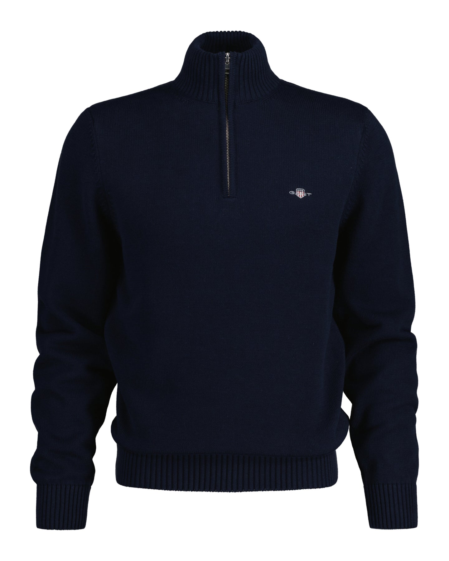 Casual Cotton Halfzip - Evening Blue