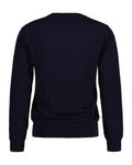 Ctn/Wo V-Neck - Evening Blue