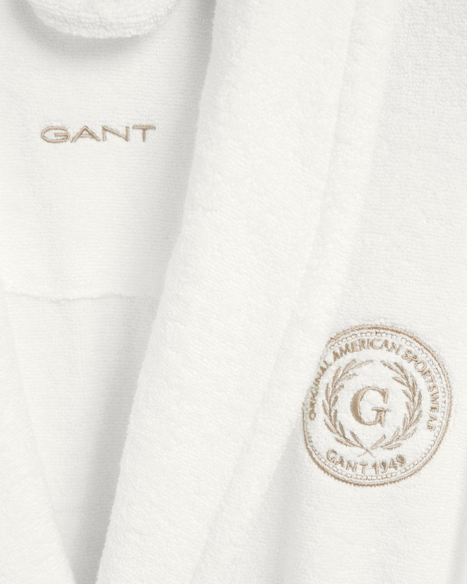 Crest Robe - Vit