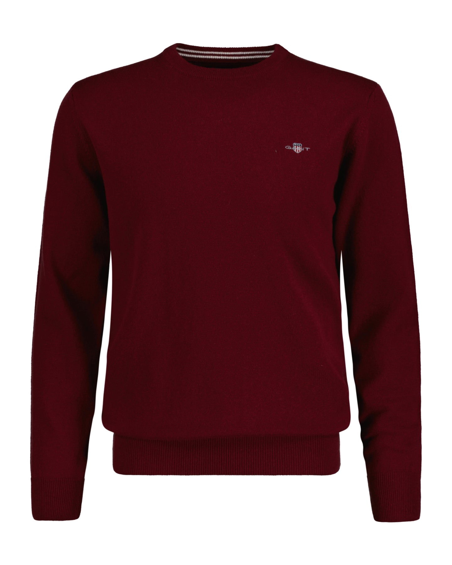 Superfine Lambswool C-Neck - Plumped Red