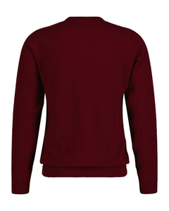 Superfine Lambswool C-Neck - Plumped Red