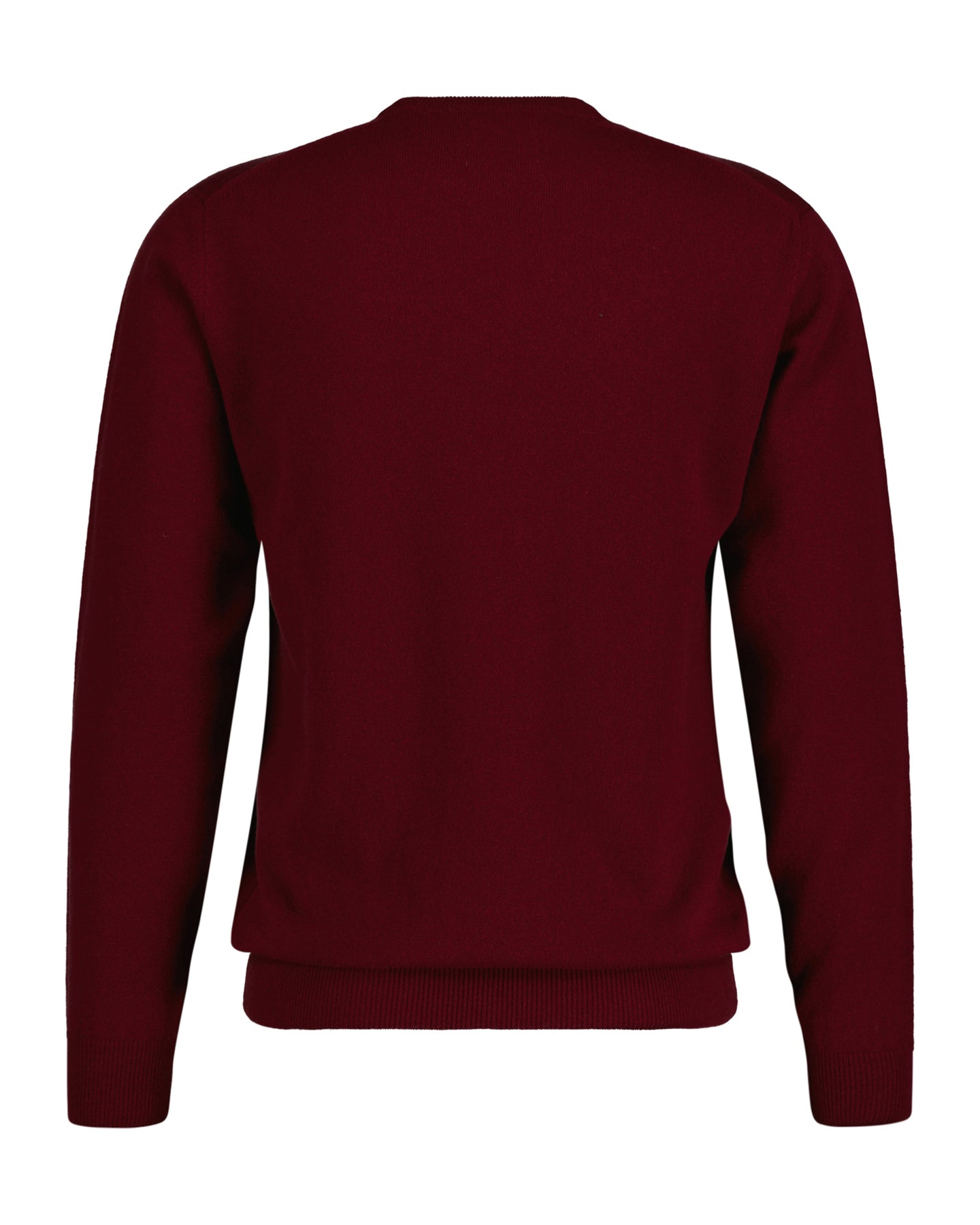 Superfine Lambswool C-Neck - Plumped Red