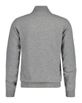 Superfine Lambswool Half Zip - Grey Melange