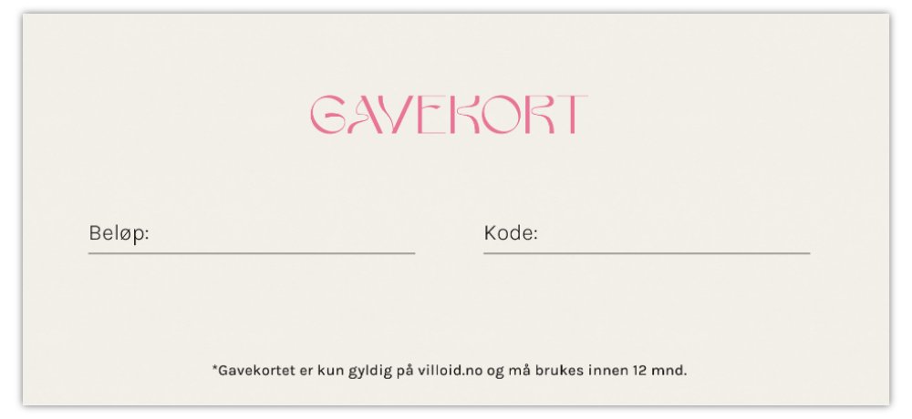 Presentkort med ask - Upp till 10 000 kr