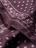 Lacia Tabby Sia Sidenscarf - Fig Red