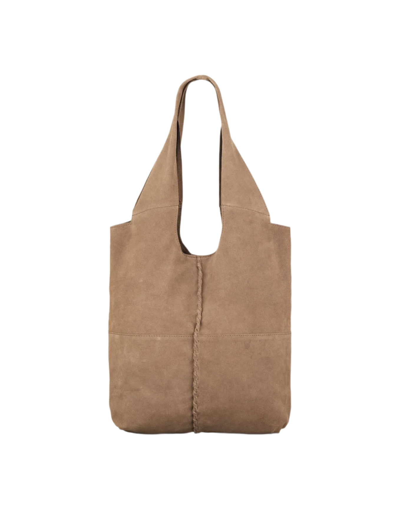 Suede Demi Bag - Brun
