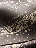 Dotted Flora Sia Scarf - Hot Fudge Brown