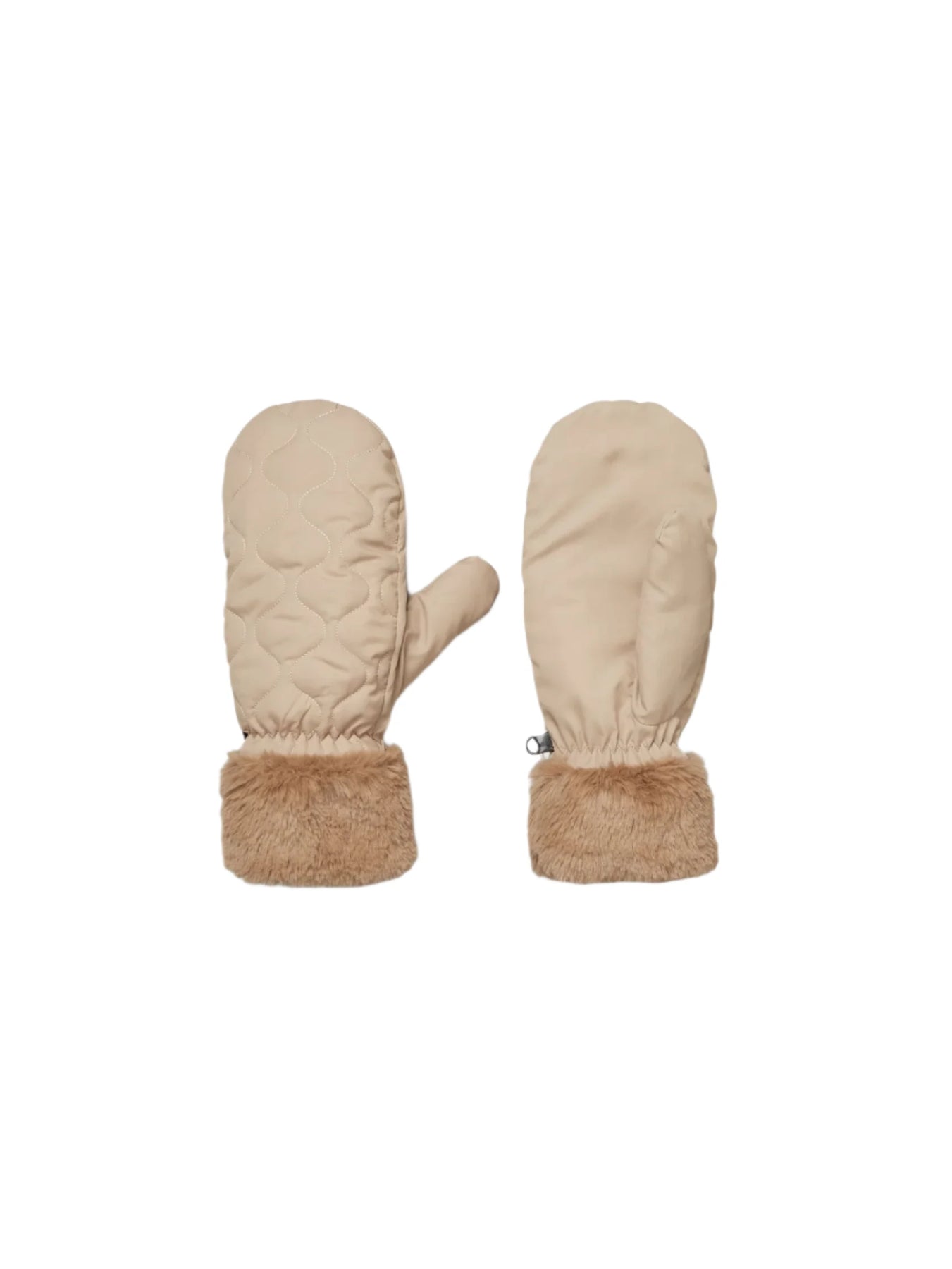 Makara Puff Mittens - Ginger Beige