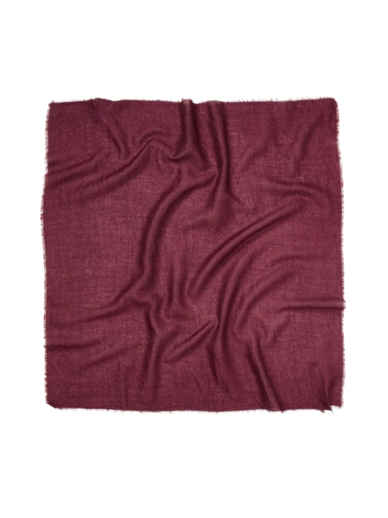 Cashma Small Scarf - Vinröd