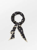 Polka Triangle Sia Scarf - Svart