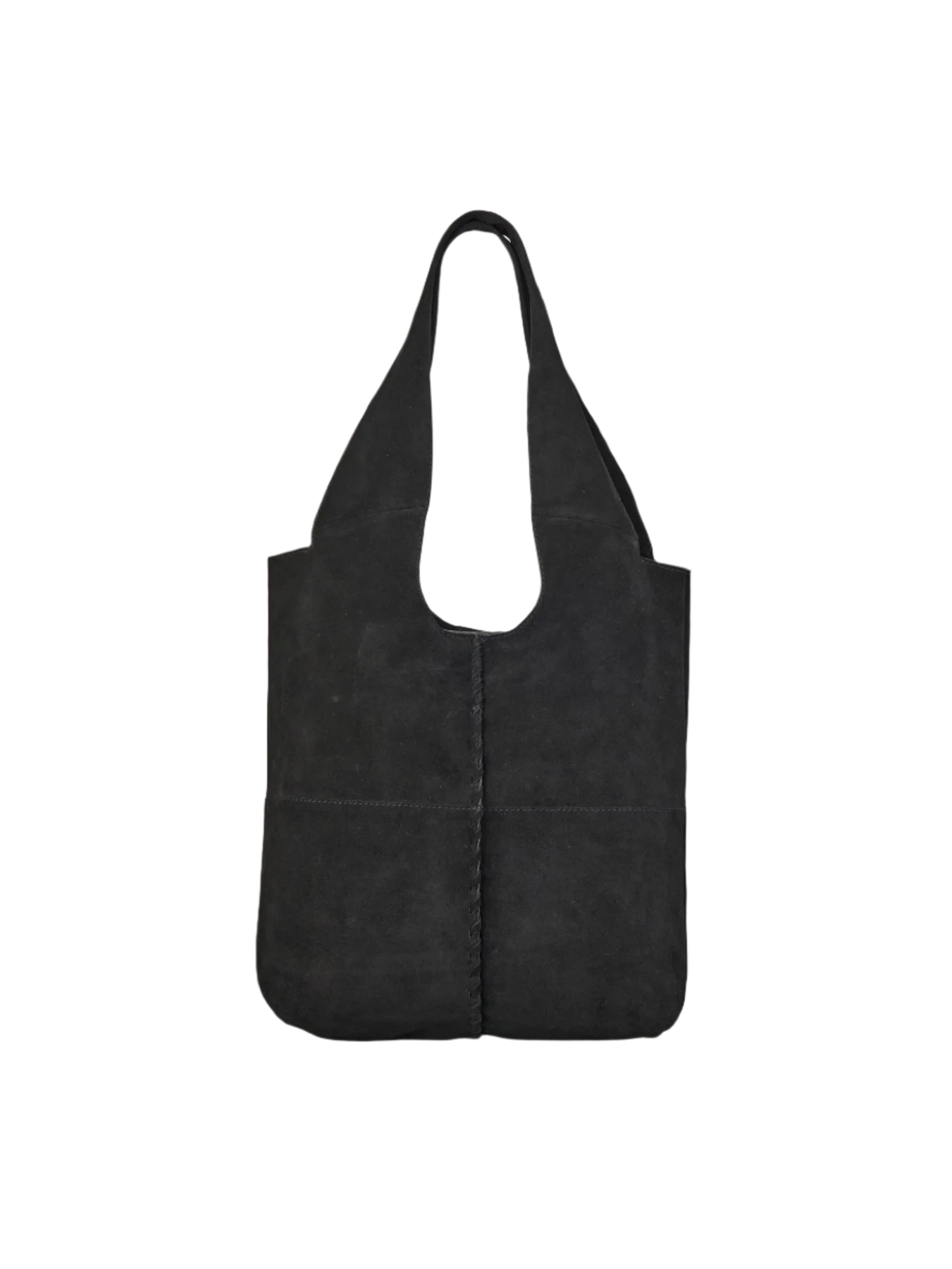 Suede Demi Bag - Svart