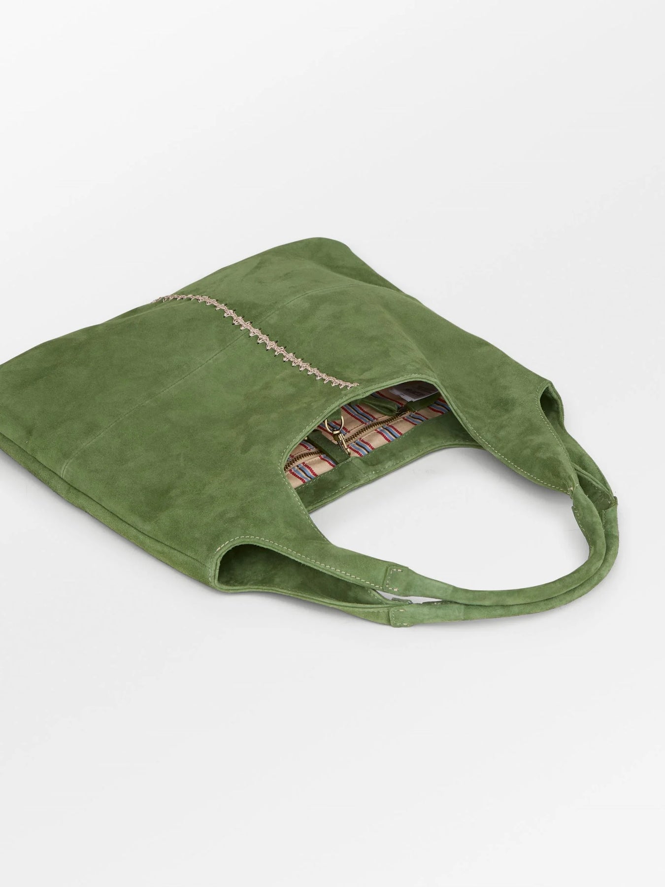 Suede Clea Crochet Bag - Grön