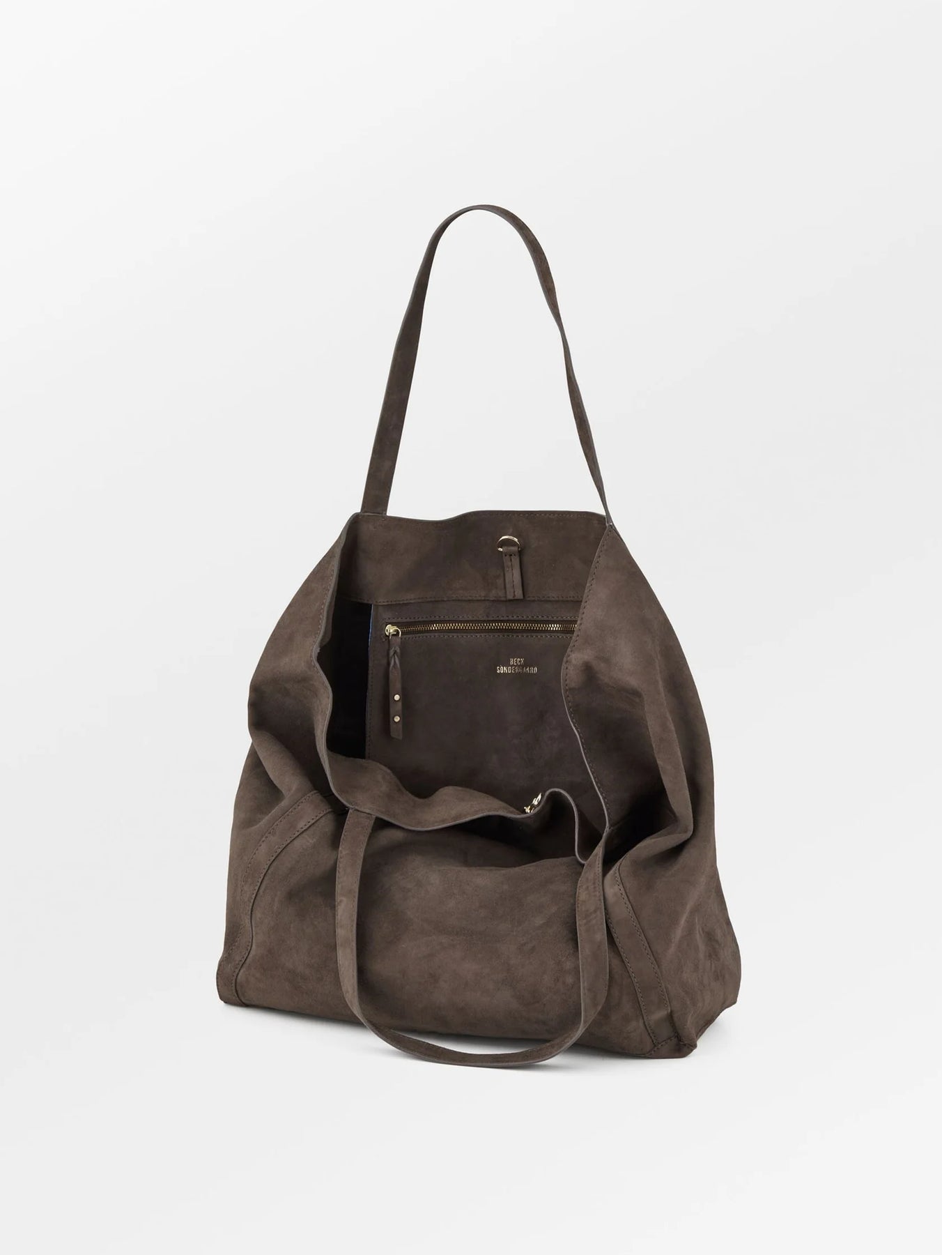 Suede Eden Bag - Hot Fudge Brown