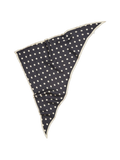 Polka Triangle Sia Scarf - Svart