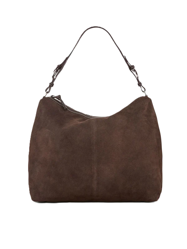 Suede Ginni Large Bag - Chocolate Torte