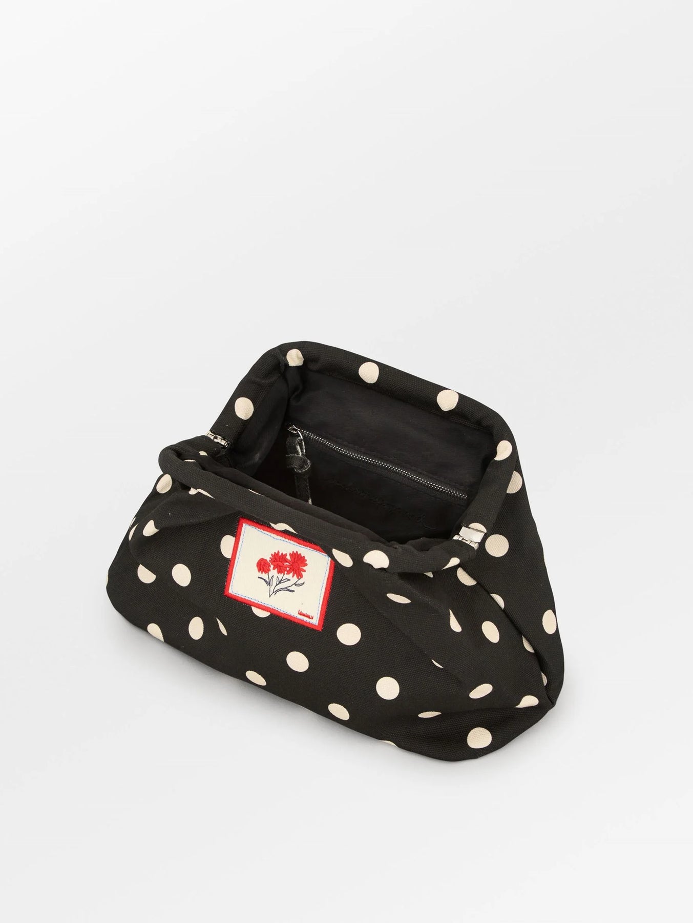Polka Canvas Bonita Bag - Svart