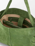 Suede Fraya Small Bag - Banana Palm Green