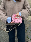 Polka Triangle Sia Scarf - Svart