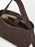 Suede Fraya Small Bag - Hot Fudge Brown
