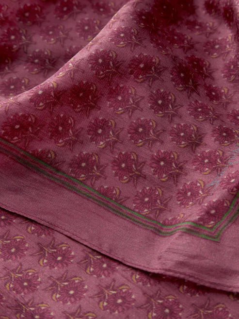 Bloflora Sia Sidenscarf - Earth Red