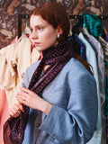 Lacia Tabby Sia Sidenscarf - Fig Red