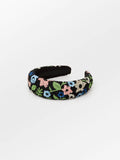 Anemona Wide Beaded Hairbrace - Svart