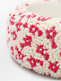 Mollie Beaded Hairbrace - Cabaret Pink
