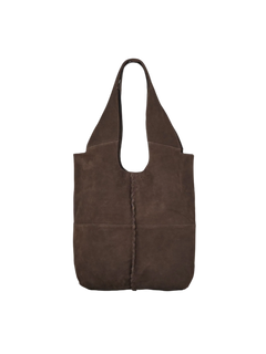 Suede Demi Bag - Hot Fudge Brown