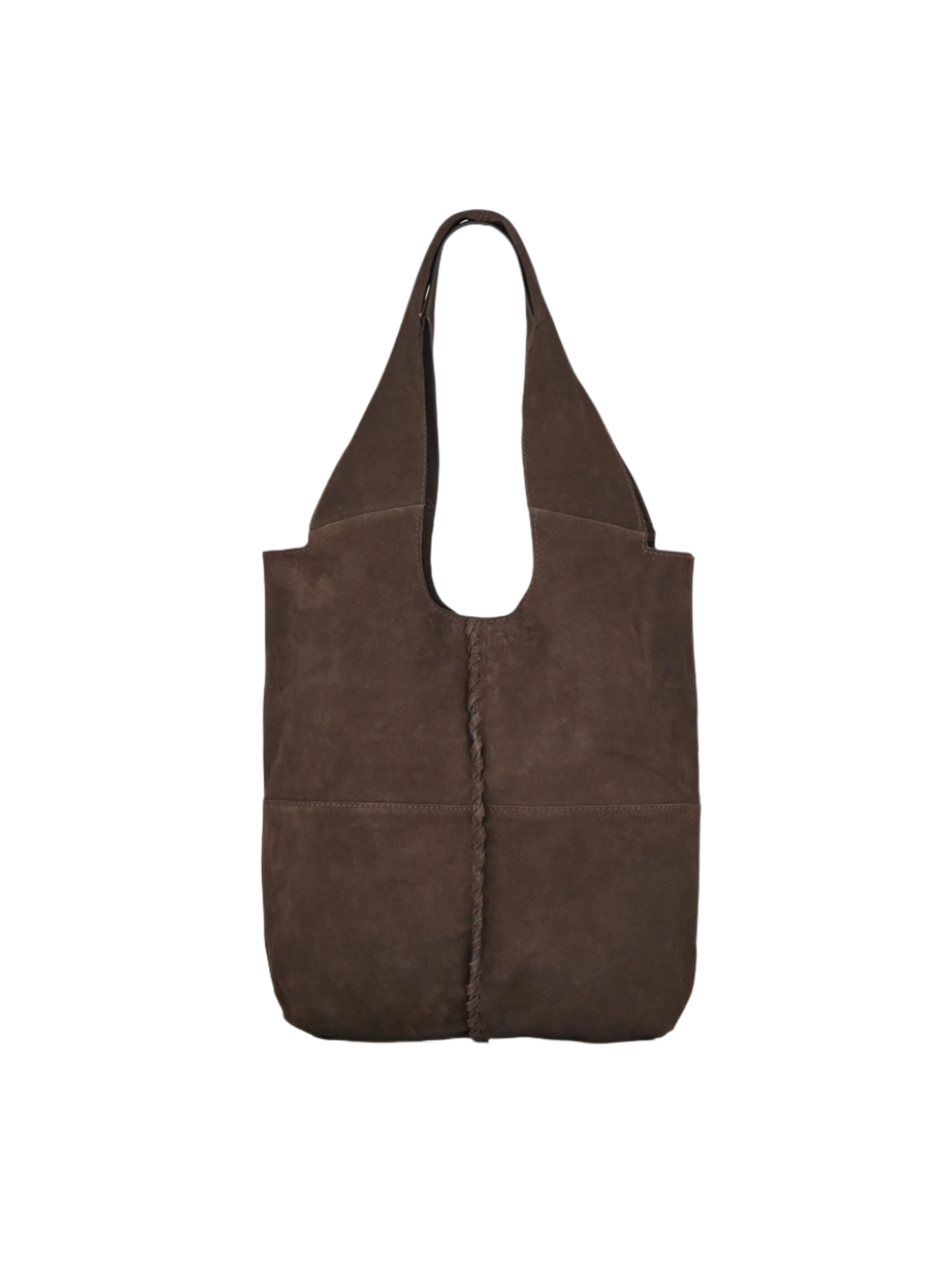 Suede Demi Bag - Hot Fudge Brown