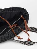 Paper Straw Pheobe Bag - Svart