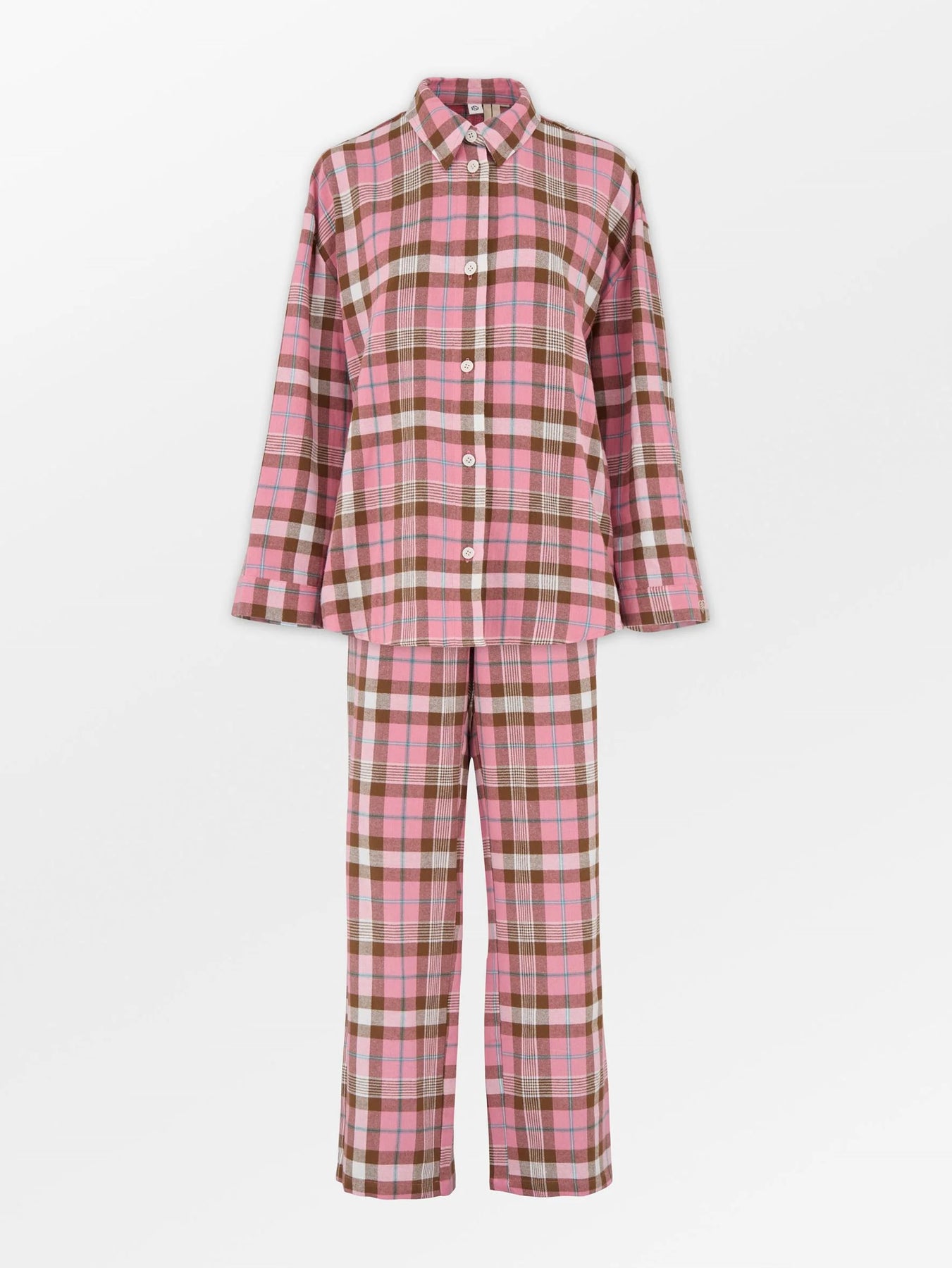 Flannel Pyjamas Set - Wild Orchid Pink