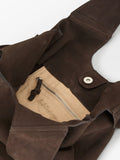 Suede Demi Bag - Hot Fudge Brown