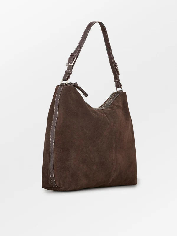Suede Ginni Large Bag - Chocolate Torte
