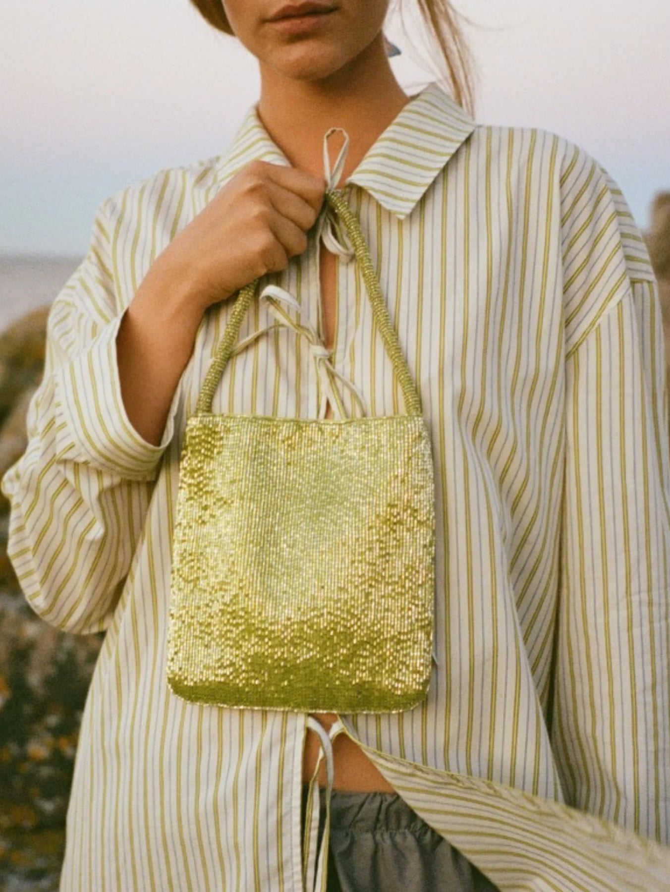Lustrous Nyra Bag - Limade Green