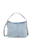 Washed Denima Fraya Small Bag - Denim