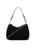 Suede Ginni Medi Bag - Black