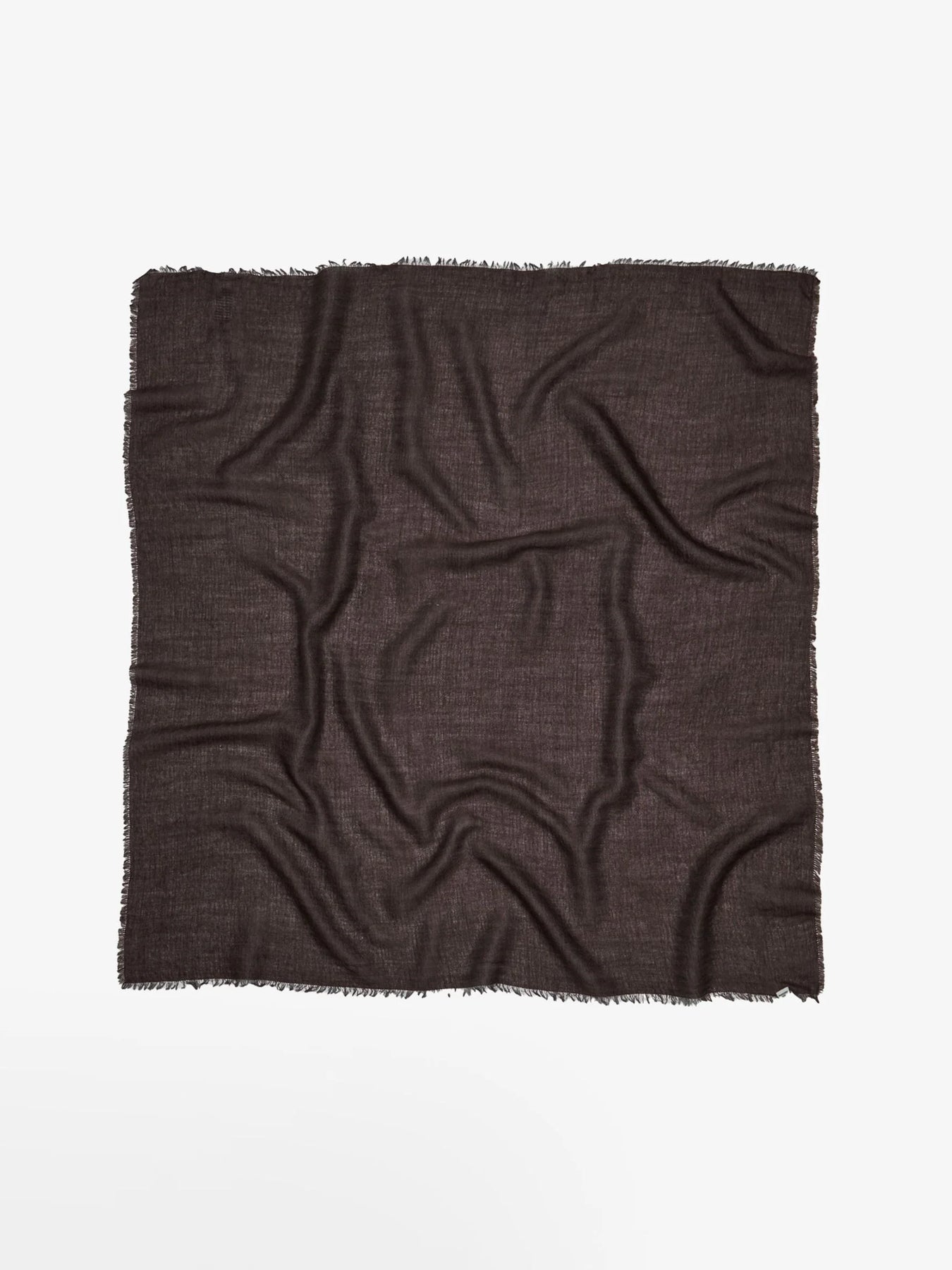 Cashma Small Scarf - Hot Fudge Brown