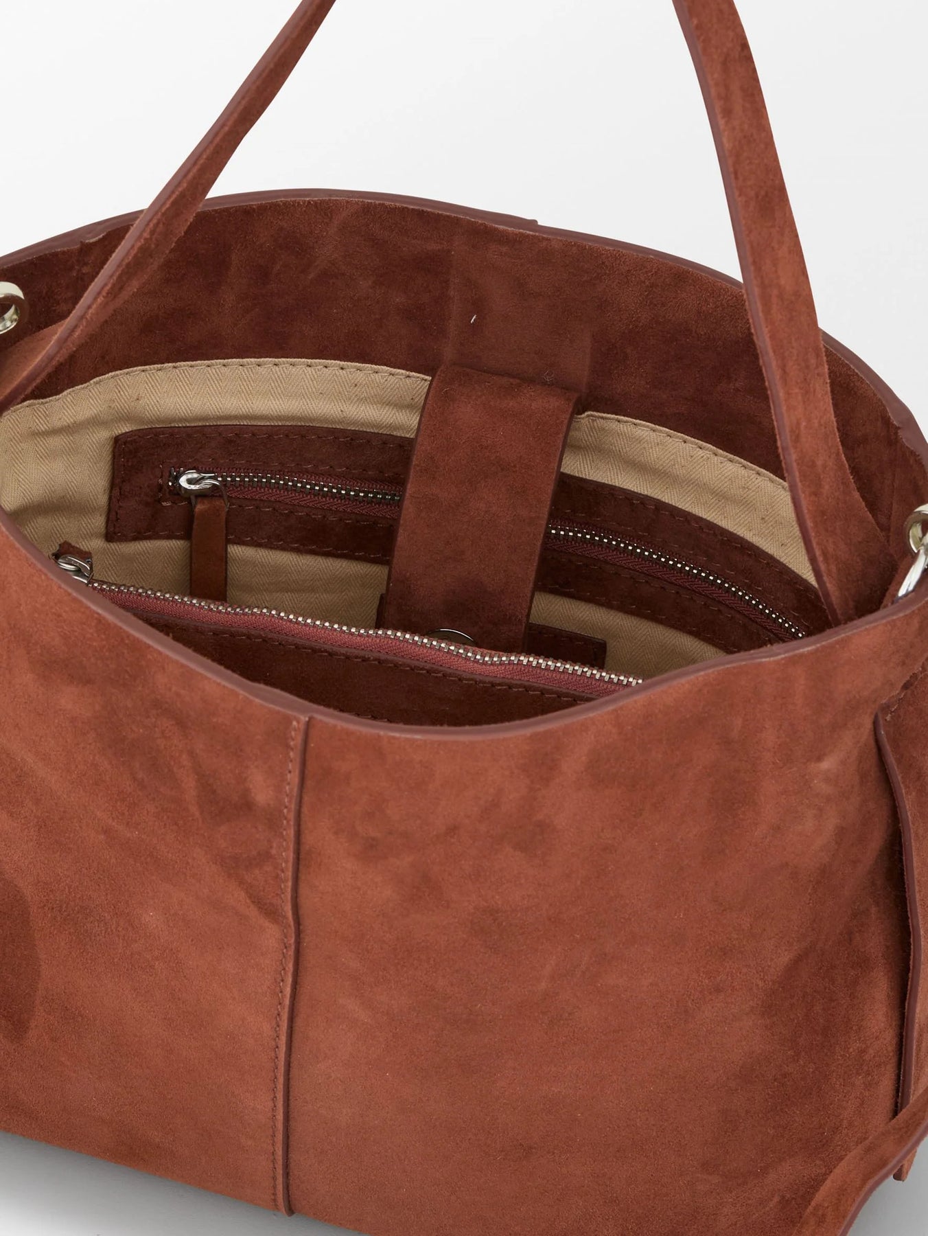 Suede Fraya Small Bag - Brown Tortoise Shell