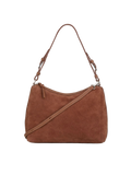 Suede Ginni Medi Bag - Brown Tortoise Shell