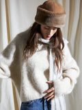 Dora Shearling Hat - Ginger Beige