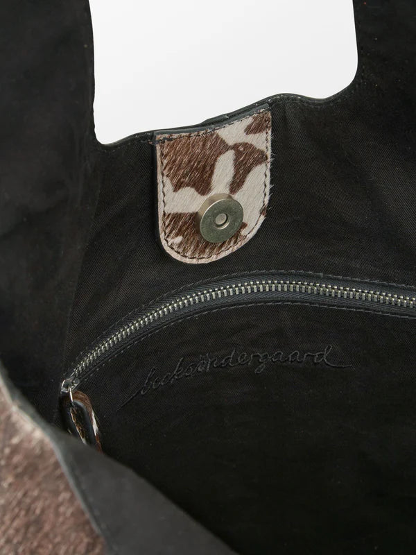 Texas Leather Demi Bag - Hot Fudge Brown