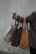 Suede Eden Bag - Hot Fudge Brown