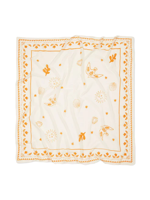 Dodera Stenca Sico Halsduk - Birch White