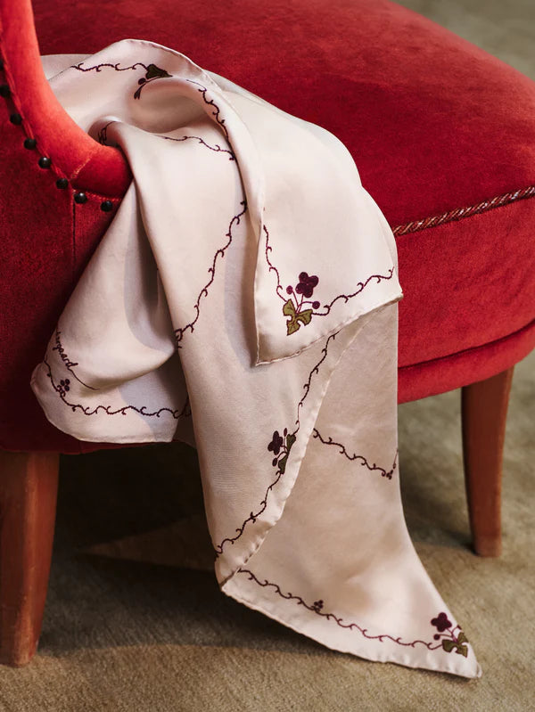 Brodaria Sia Scarf - Birch White