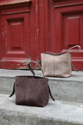 Suede Fraya Small Bag - Moral Gray