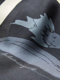 Magna Flower Sia Sidenscarf - Svart