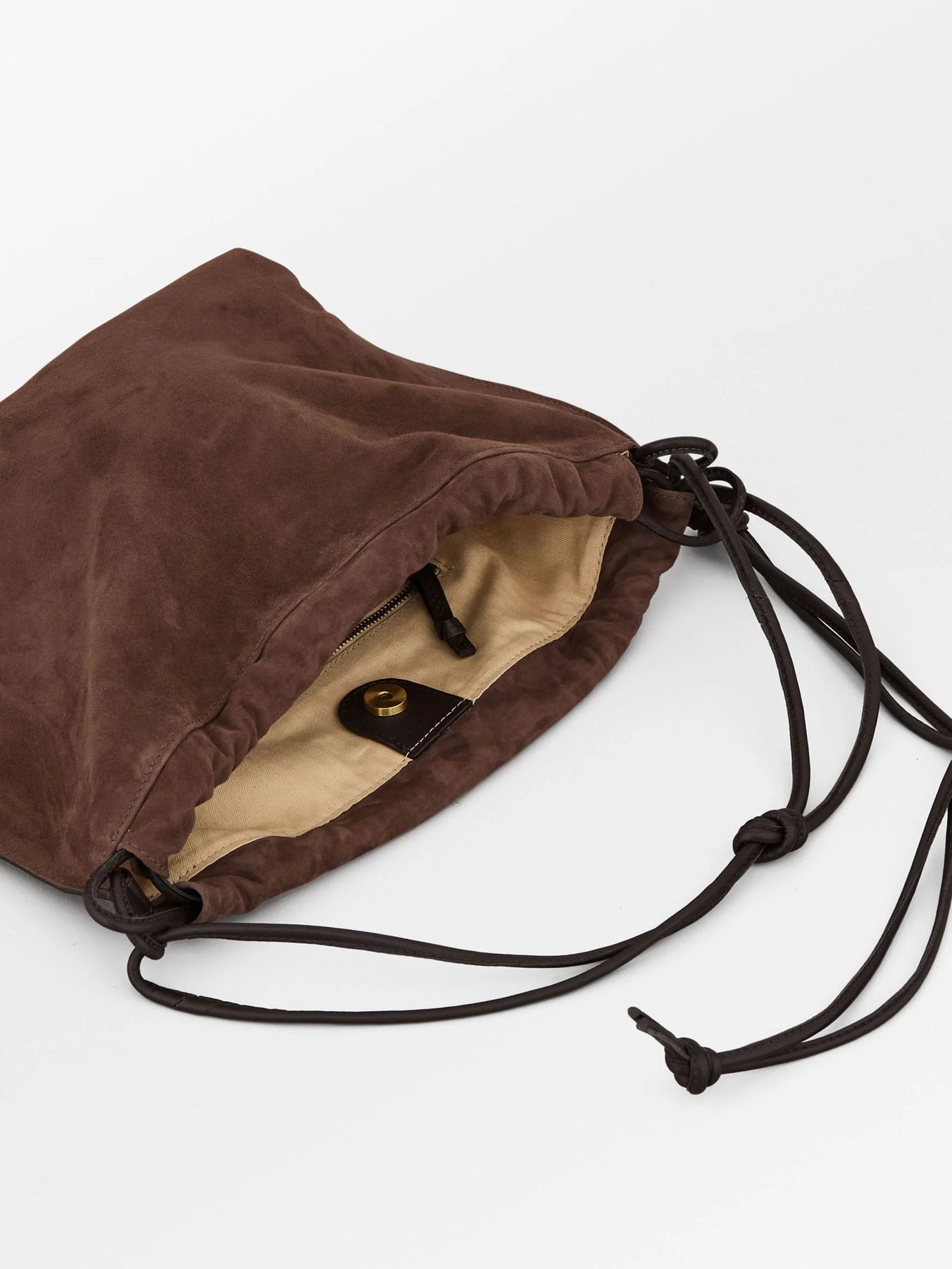 Suede Giana Bag - Hot Fudge Brown