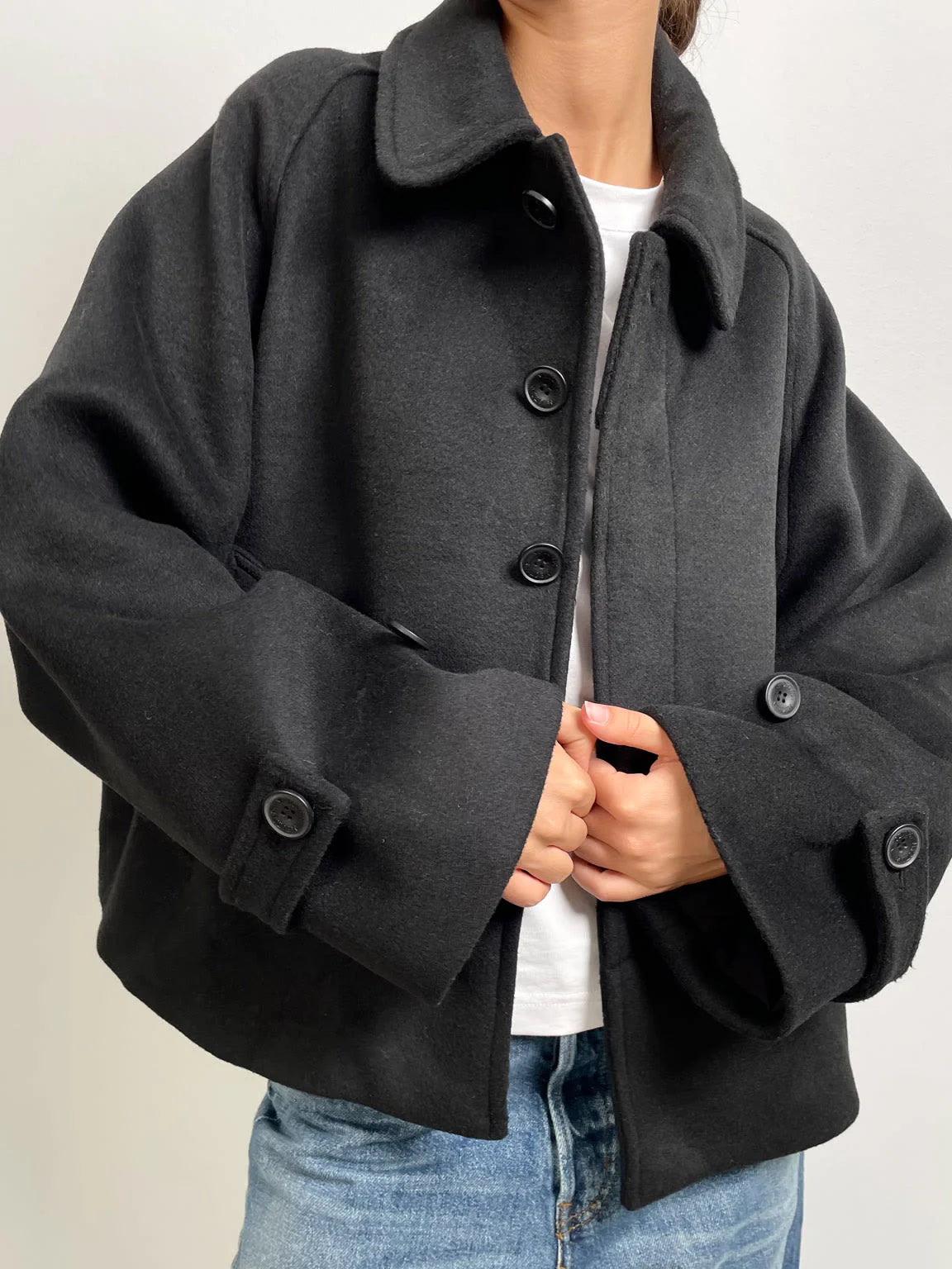 Gia Wool Jacket - Black