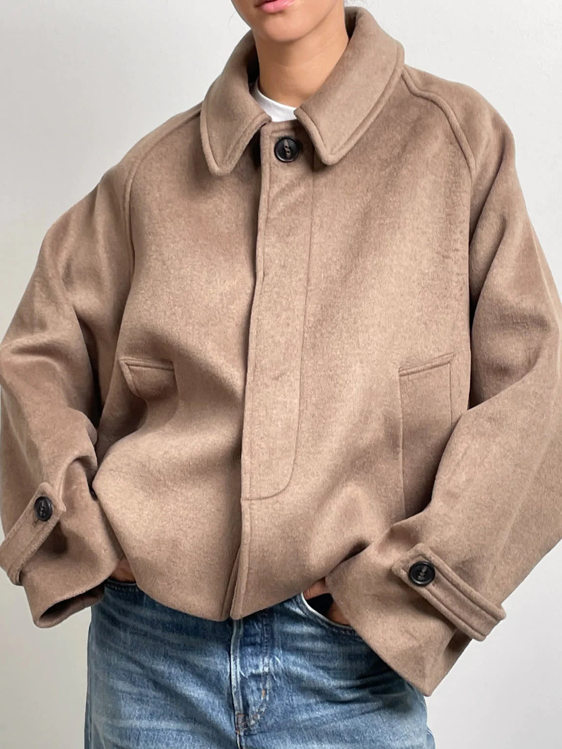 Gia Wool Jacket - Brown