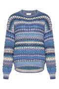 Gio Knit Sweater - Sky Mix
